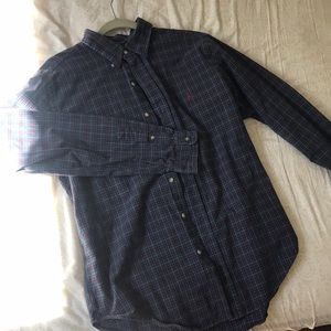 Vintage Polo Fire! Ralph Lauren plaid button up